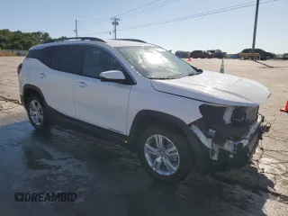2024 GMC Terrain SLE with VIN 3GKALMEG3RL326484, listed as a Copart auction lot 58089895 with 14,497 mi miles and Salvage title. Bid and sale history available at DreamBid. Image 4.