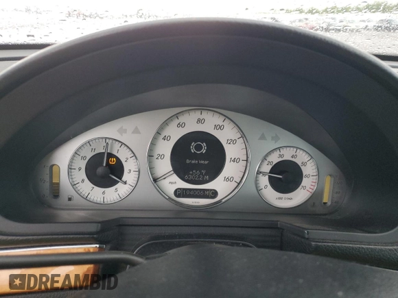 2008 Mercedes-Benz E-Class Luxury 3.5L with VIN WDBUF56X08B343245, listed as a Copart auction lot 51619155 with 194,006 mi miles and Salvage Title. Bid and sale history available at carsss.com. Image 9.