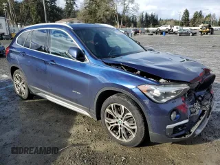 2016 BMW X1 xDrive28i with VIN WBXHT3C3XG5E56687, listed as a Copart auction lot 43629105 with 84,403 mi miles and Salvage Title. Bid and sale history available at carsss.com. Image 4.