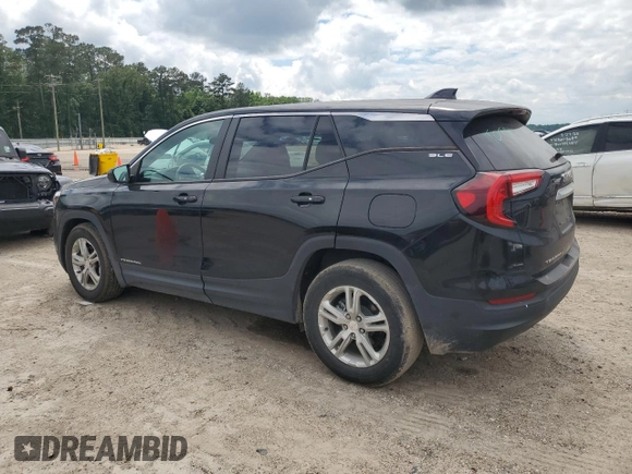 2023 GMC Terrain SLE with VIN 3GKALMEGXPL242109, listed as a Copart auction lot 56717785 with 17,982 mi miles and Clean Title. Bid and sale history available at DreamBid. Image 2.
