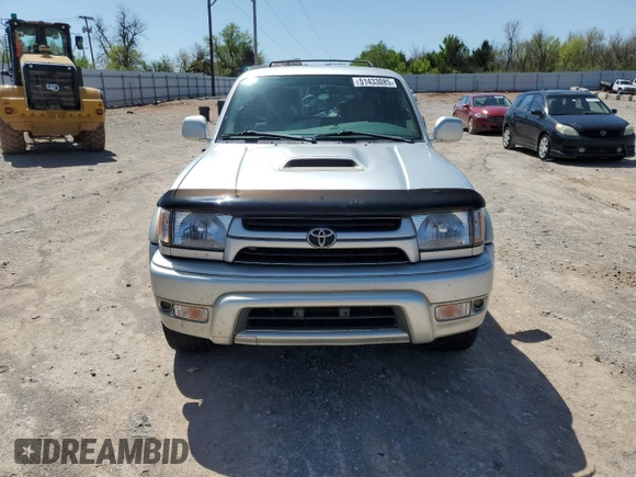 2001 Toyota 4Runner SR5 z VIN JT3HN86R910335885, wystawiony jako Copart lot #51433085 z przebiegiem 271 620 mil mil oraz Czysty tytuł • Clean title. Historia ofert i sprzedaży dostępna na DreamBid. Obrazek 5.