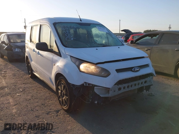 2015 Ford Transit Connect XLT with VIN NM0AE8F78F1174634, listed as a IAAI auction lot 41991599 with 65,274 mi miles and . Bid and sale history available at DreamBid. Image 1.