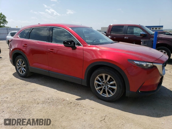 2018 Mazda CX-9 Touring with VIN JM3TCBCY1J0222671, listed as a Copart auction lot 60349454 with 87,646 mi miles and Salvage Title. Bid and sale history available at carsss.com. Image 4.