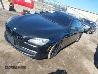 2012 BMW 6 Series 650i xDrive with VIN WBALX5C59CC894030, listed as a IAAI auction lot 41763126 with 115,562 mi miles and . Bid and sale history available at carsss.com. Image 2.