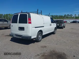 2010 Chevrolet Express Cargo Van with VIN 1GCUGADX2A1146132, listed as a IAAI auction lot 41872766 with 167,063 mi miles. Bid and sale history available at carsss.com. Image 4.
