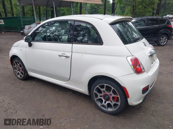 2015 FIAT 500 Sport with VIN 3C3CFFBR2FT721544, listed as a IAAI auction lot 42522443 with 101,225 mi miles and . Bid and sale history available at DreamBid. Image 3.