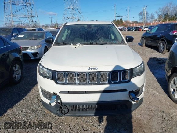 2018 Jeep Compass Sport with VIN 3C4NJCAB8JT263412, listed as a IAAI auction lot 41561089 with 94,275 mi miles. Bid and sale history available at carsss.com. Image 13.