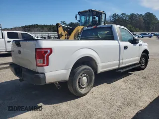 2016 Ford F-150 XL with VIN 1FTMF1C85GKD03426, listed as a Copart auction lot 43619245 with 124,954 mi miles and Salvage Title. Bid and sale history available at carsss.com. Image 3.