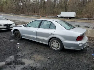2001 Mitsubishi Galant ES with VIN 4A3AA46G91E173045, listed as a Copart auction lot 51751155 with 128,030 mi miles and Salvage Title. Bid and sale history available at carsss.com. Image 2.