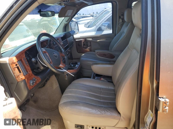 2012 GMC Savana Cargo Van YF7 Upfitter with VIN 1GDS7DC49C1111120, listed as a Copart auction lot 76689004 with 76,889 mi miles and Non Repairable. Bid and sale history available at carsss.com. Image 7.