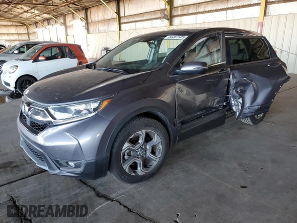 2018 Honda CR-V EX-L with VIN 7FARW1H83JE042661, listed as a Copart auction lot 50387505 with 45,100 mi miles and Salvage Title. Bid and sale history available at DreamBid. Image 1.