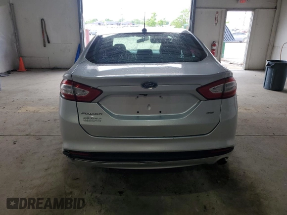 2015 Ford Fusion SE with VIN 3FA6P0H7XFR302708, listed as a Copart auction lot 55092865 with 129,284 mi miles and Salvage title. Bid and sale history available at DreamBid. Image 6.
