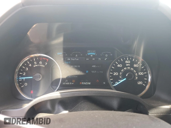 2020 Ford F-150 XL with VIN 1FTEW1E57LKF51467, listed as a Copart auction lot 61956535 with 61,495 mi miles and Salvage title. Bid and sale history available at DreamBid. Image 9.