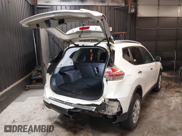 2016 Nissan Rogue S with VIN JN8AT2MV8GW145733, listed as a IAAI auction lot 42183478 with 118,680 mi miles. Bid and sale history available at carsss.com. Image 4.