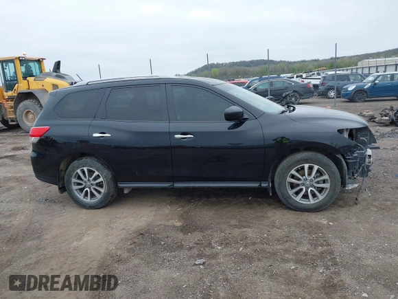 2016 Nissan Pathfinder Platinum with VIN 5N1AR2MN6GC624904, listed as a IAAI auction lot 41921662 with 77,025 mi miles. Bid and sale history available at carsss.com. Image 14.