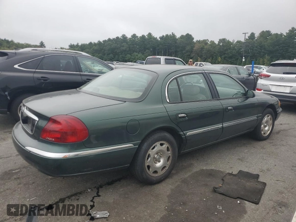1998 Lincoln Continental with VIN 1LNFM97V9WY635860, listed as a Copart auction lot 72859264 with 91,632 mi miles and Clean Title. Bid and sale history available at carsss.com. Image 3.