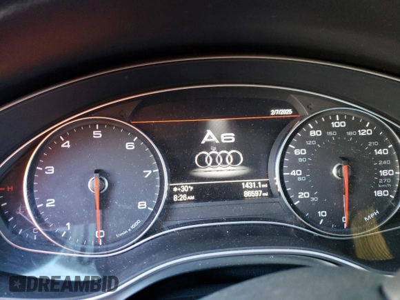 2013 Audi A6 2.0T Premium Plus with VIN WAUGFAFC9DN151445, listed as a Copart auction lot 43875015 with 86,597 mi miles and Salvage Title. Bid and sale history available at carsss.com. Image 9.
