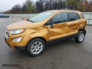 2021 Ford EcoSport SE with VIN MAJ6S3GL8MC424039, listed as a Copart auction lot 49112015 with 69,952 mi miles and Salvage Title. Bid and sale history available at carsss.com. Image 1.