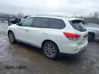 2013 Nissan Pathfinder SL with VIN 5N1AR2MM0DC684616, listed as a IAAI auction lot 41509202 with 118,087 mi miles and . Bid and sale history available at DreamBid. Image 3.