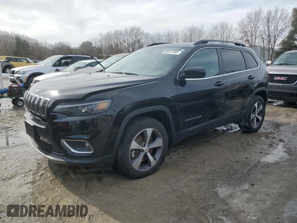 2022 Jeep Cherokee Limited with VIN 1C4PJMDX8ND525107, listed as a Copart auction lot 46427265 with 23,397 mi miles and Salvage Title. Bid and sale history available at DreamBid. Image 1.