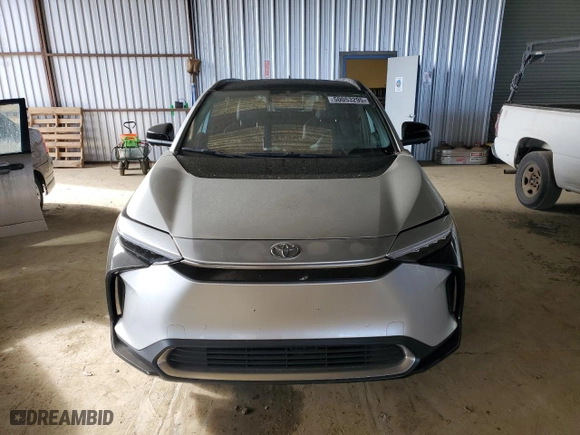2023 Toyota bZ4X XLE with VIN JTMAAAAA3PA004840, listed as a Copart auction lot 50053295 with 25,955 mi miles and Salvage Title. Bid and sale history available at carsss.com. Image 5.
