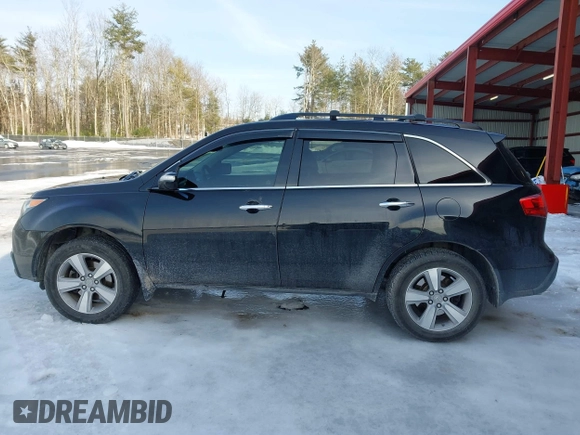 2011 Acura MDX with VIN 2HNYD2H2XBH535547, listed as a IAAI auction lot 41605574 with 243,684 mi miles. Bid and sale history available at carsss.com. Image 14.