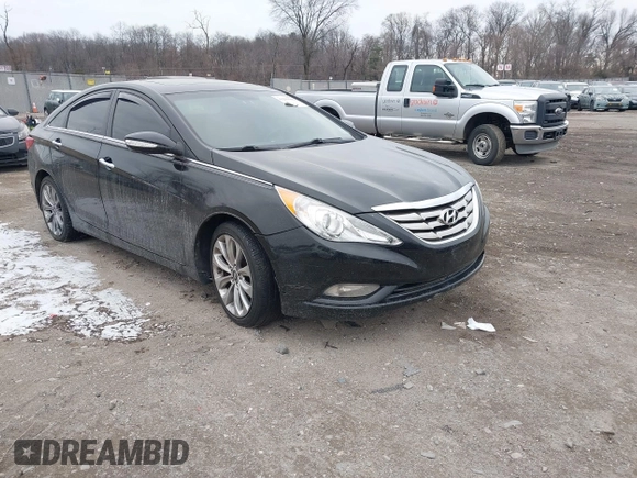 2011 Hyundai Sonata SE with VIN 5NPEC4AB8BH184498, listed as a IAAI auction lot 41299500 with 176,287 mi miles and . Bid and sale history available at carsss.com. Image 1.