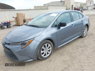 2024 Toyota Corolla LE with VIN 5YFB4MDE6RP179593, listed as a IAAI auction lot 42125565 with 25,856 mi miles. Bid and sale history available at carsss.com. Image 2.