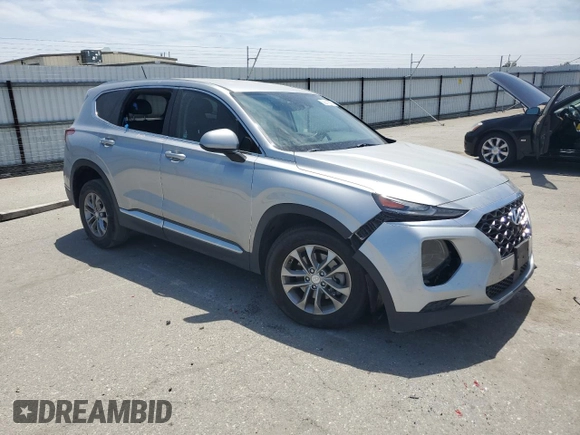 2020 Hyundai Santa Fe SE with VIN 5NMS23AD4LH248018, listed as a Copart auction lot 56416555 with 53,275 mi miles and Salvage title. Bid and sale history available at DreamBid. Image 4.