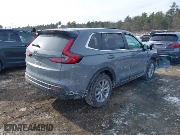 2025 Honda CR-V EX-L with VIN 2HKRS4H78SH451631, listed as a IAAI auction lot 41403100 with 2,030 mi miles and . Bid and sale history available at DreamBid. Image 4.
