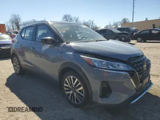 2022 Nissan Kicks SV with VIN 3N1CP5CV0NL497044, listed as a Copart auction lot 47895725 with 36,123 mi miles and Salvage Title. Bid and sale history available at carsss.com. Image 4.