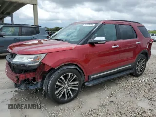 2017 Ford Explorer Platinum z VIN 1FM5K8HT8HGD21327, wystawiony jako Copart lot #52346485 z przebiegiem 133 662 mil mil oraz Nie do naprawy • Non repairable. Historia ofert i sprzedaży dostępna na DreamBid. Obrazek 1.
