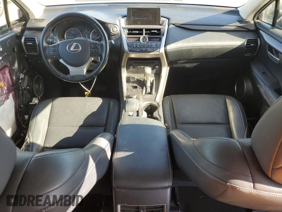 2017 Lexus NX 200t with VIN JTJYARBZ3H2055670, listed as a Copart auction lot 61213485 with 87,380 mi miles and Salvage title. Bid and sale history available at DreamBid. Image 8.