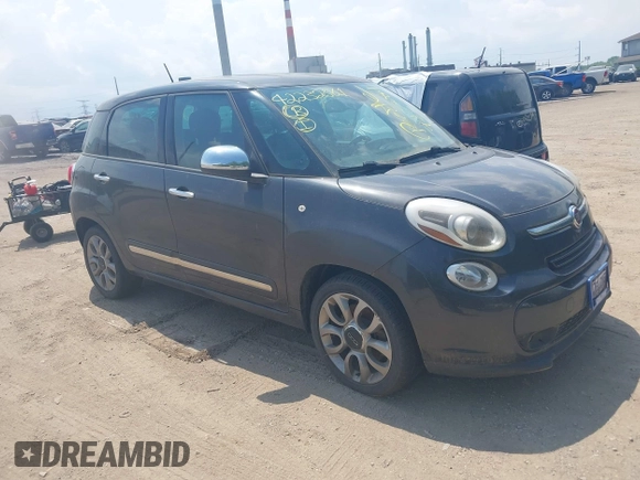 2014 FIAT 500L Lounge with VIN ZFBCFACH1EZ003031, listed as a IAAI auction lot 42232861 with 104,496 mi miles and . Bid and sale history available at DreamBid. Image 1.