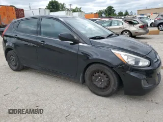 2016 Hyundai Accent SE with VIN KMHCT5AE8GU241668, listed as a Copart auction lot 57667274 with 0 mi miles and Salvage Title. Bid and sale history available at carsss.com. Image 4.