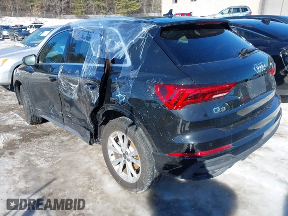 2023 Audi Q3 S line Premium with VIN WA1DECF34P1143148, listed as a IAAI auction lot 41566031 with 10,708 mi miles and . Bid and sale history available at DreamBid. Image 3.