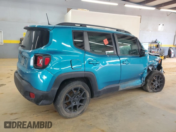 2020 Jeep Renegade Latitude with VIN ZACNJABB1LPL54029, listed as a Copart auction lot 59265085 with Not provided miles and Salvage title. Bid and sale history available at DreamBid. Image 3.