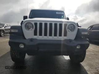 2021 Jeep Wrangler Unlimited Sport S with VIN 1C4HJXDG9MW504842, listed as a Copart auction lot 58566925 with 78,358 mi miles and Salvage title. Bid and sale history available at DreamBid. Image 5.