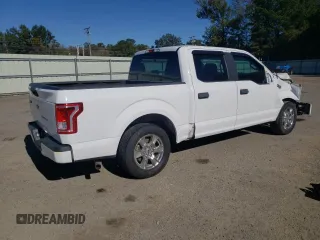 2017 Ford F-150 XL with VIN 1FTEW1C83HKD58172, listed as a Copart auction lot 80305554 with 131,377 mi miles and Salvage Title. Bid and sale history available at carsss.com. Image 3.