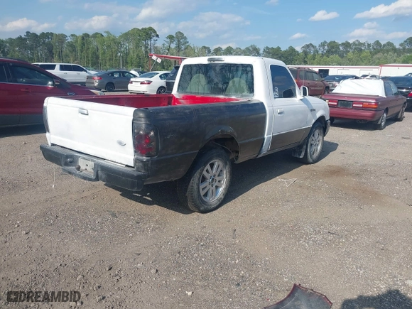 2001 Ford Ranger XL with VIN 1FTYR10D81TA74722, listed as a IAAI auction lot 42036853 with 167,011 mi miles. Bid and sale history available at carsss.com. Image 4.