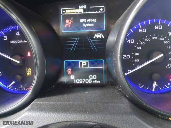 2018 Subaru Legacy Sport with VIN 4S3BNAS65J3015353, listed as a IAAI auction lot 41799071 with 109,706 mi miles. Bid and sale history available at carsss.com. Image 7.
