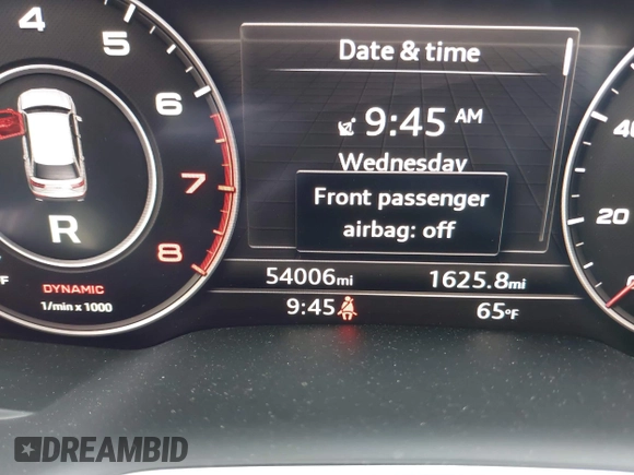 2017 Audi Q7 Premium Plus with VIN WA1LAAF72HD014498, listed as a IAAI auction lot 42154023 with 54,006 mi miles. Bid and sale history available at carsss.com. Image 16.
