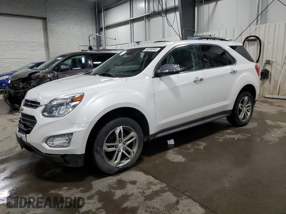 2017 Chevrolet Equinox Premier with VIN 2GNFLGE39H6224309, listed as a Copart auction lot 49394945 with 125,343 mi miles and Salvage Title. Bid and sale history available at carsss.com. Image 1.