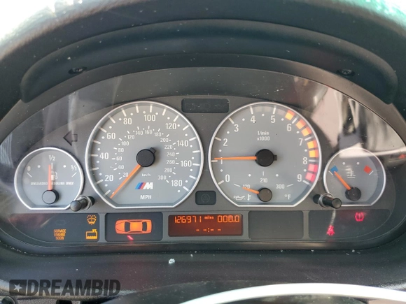 2004 BMW 3 Series M3 with VIN WBSBL93464PN56757, listed as a Copart auction lot 75746944 with 126,971 mi miles and Non Repairable. Bid and sale history available at DreamBid. Image 9.