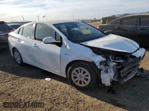 2022 Toyota Prius L Eco with VIN JTDKAMFU3N3166378, listed as a Copart auction lot 50728235 with 131,110 mi miles and Salvage Title. Bid and sale history available at carsss.com. Image 4.