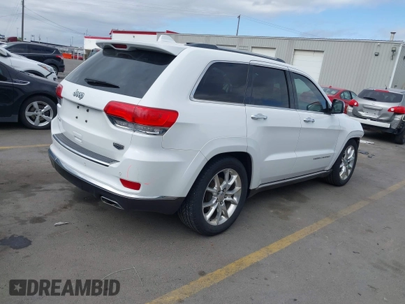 2014 Jeep Grand Cherokee Summit z VIN 1C4RJFJG2EC476114, wystawiony jako IAAI lot #42249108 z przebiegiem 97 569 mil mil oraz . Historia ofert i sprzedaży dostępna na DreamBid. Obrazek 4.
