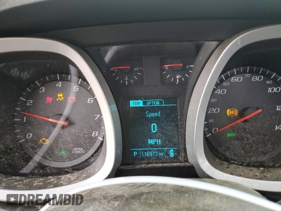 2014 Chevrolet Equinox LT with VIN 1GNALCEKXEZ121751, listed as a Copart auction lot 50181625 with 116,972 mi miles and Salvage Title. Bid and sale history available at carsss.com. Image 9.