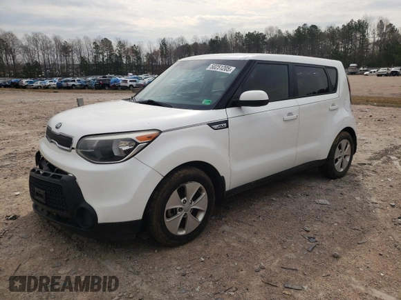 2016 Kia Soul with VIN KNDJN2A25G7244259, listed as a Copart auction lot 50251205 with 177,990 mi miles and Salvage Title. Bid and sale history available at carsss.com. Image 1.