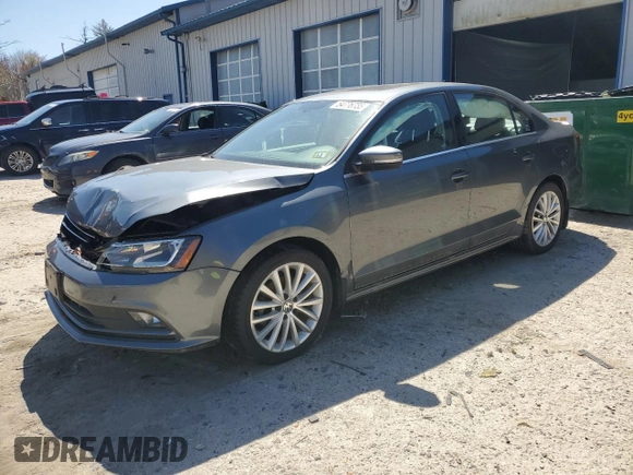 2016 Volkswagen Jetta Sedan 1.8T SEL with VIN 3VWL17AJ4GM393032, listed as a Copart auction lot 54776735 with 0 mi miles and Clean Title. Bid and sale history available at carsss.com. Image 1.
