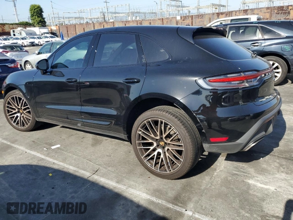 2023 Porsche Macan with VIN WP1AA2A51PLB21313, listed as a Copart auction lot 56055735 with 17,659 mi miles and Salvage title. Bid and sale history available at DreamBid. Image 2.